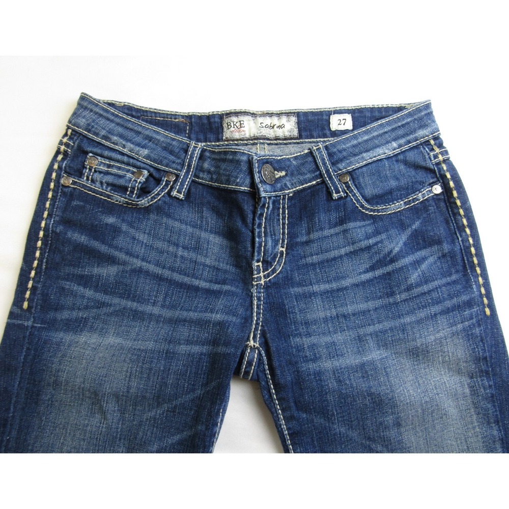 BKE Denim Jeans Sabrina Cuffed Capri Women's Size 27 - Picture 4 of 7